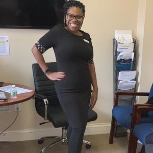 Size medium black with pearl dress